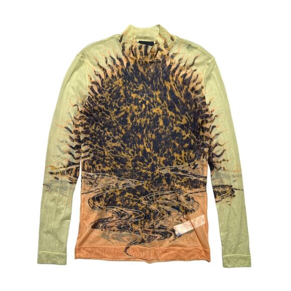 Givenchy Sun graphic mesh long sleeve
